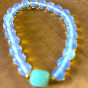 #148 ice Opalite Bracelet 8mm NEW ARRIVAL